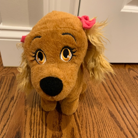 Walt Disney Lady and the Tramp 12" Interactive Plush - Barks, Lays Down, Moves - Picture 1 of 5